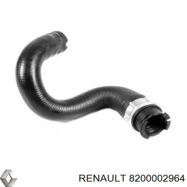 Шланг радиатора отопителя (печки), подача Renault (RVI) 8200002964