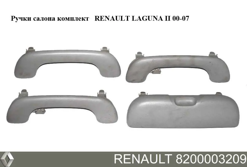 Ручка крыши салона Renault (RVI) 8200003209 цена, от 3.89 USD