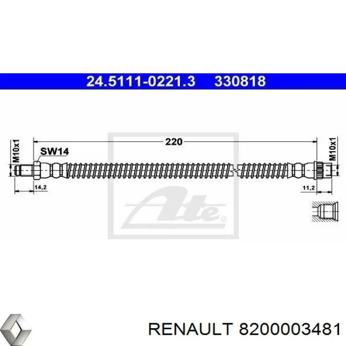 8200003481 Renault (RVI)