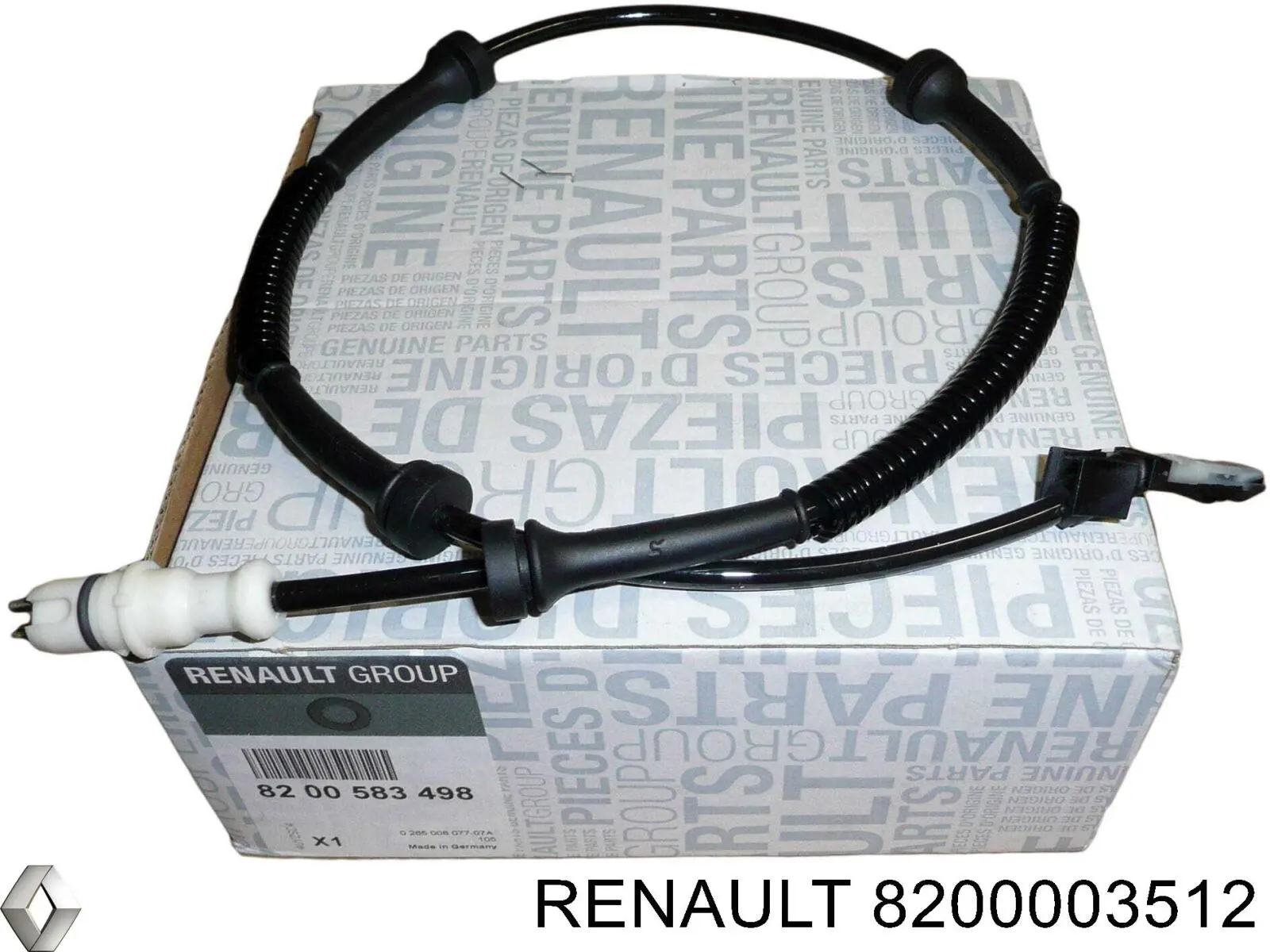 Датчик АБС (ABS) передний 8200003512 Renault (RVI)