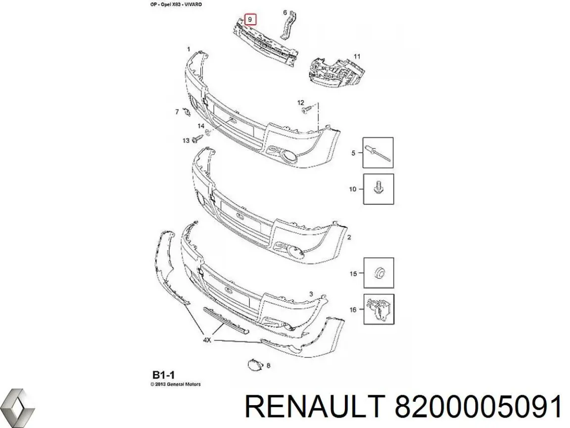 Renault (RVI) 8200005091