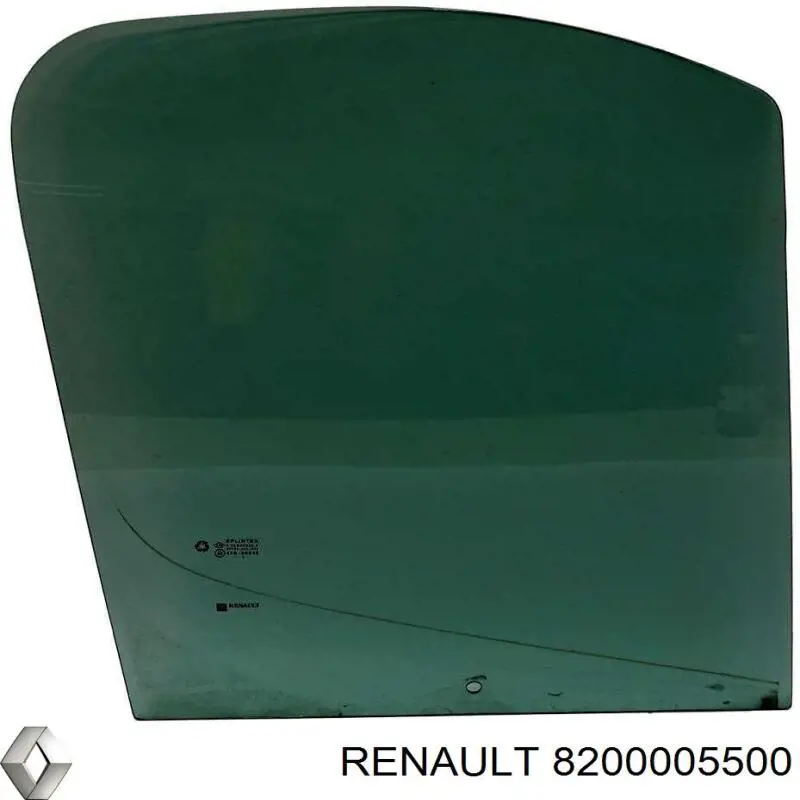 8200005500 Renault (RVI) стекло двери передней правой