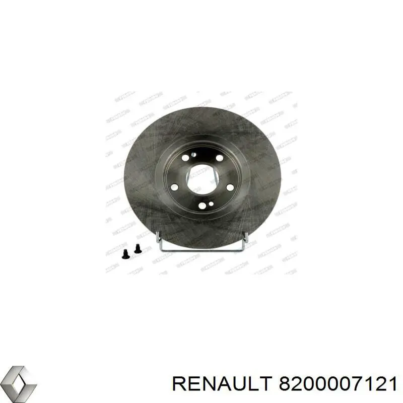 8200007121 Renault (RVI) диск тормозной передний