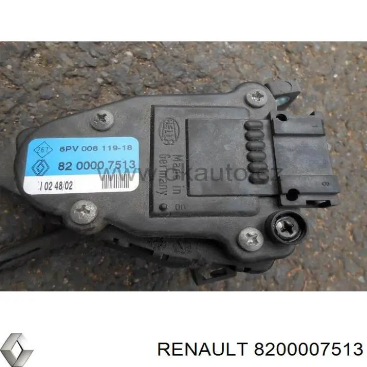 Педаль газа (акселератора) Renault (RVI) 8200007513 цена, от 59.16 USD