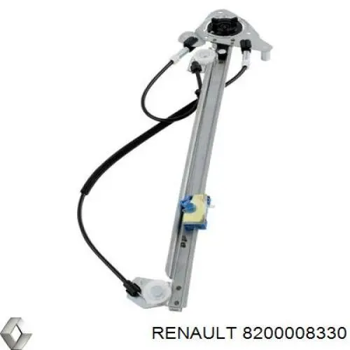 Механизм стеклоподъемника двери задней правой 8200008330 Renault (RVI)