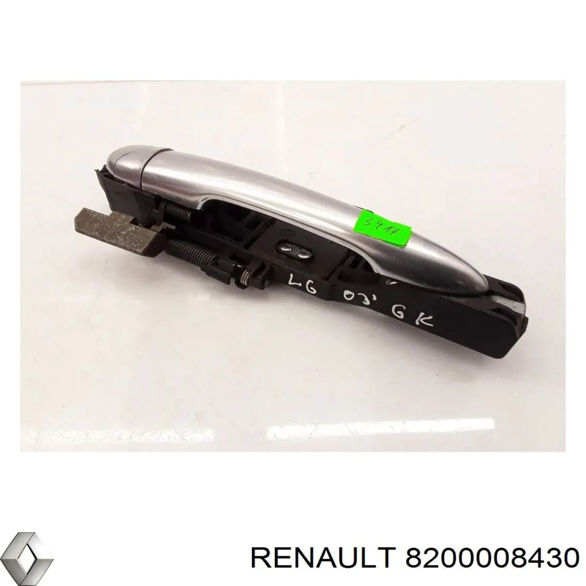 Держатель наружной ручки двери задней левой 8200008430 Renault (RVI)