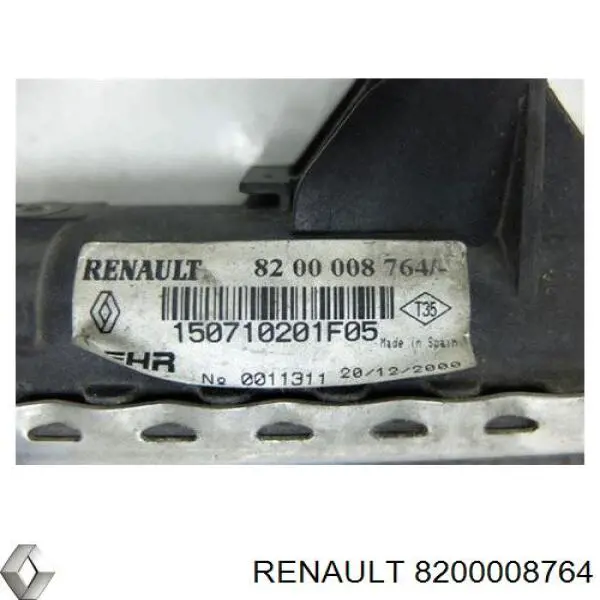 Купить 8200008764 Renault (RVI) Радиатор водяной