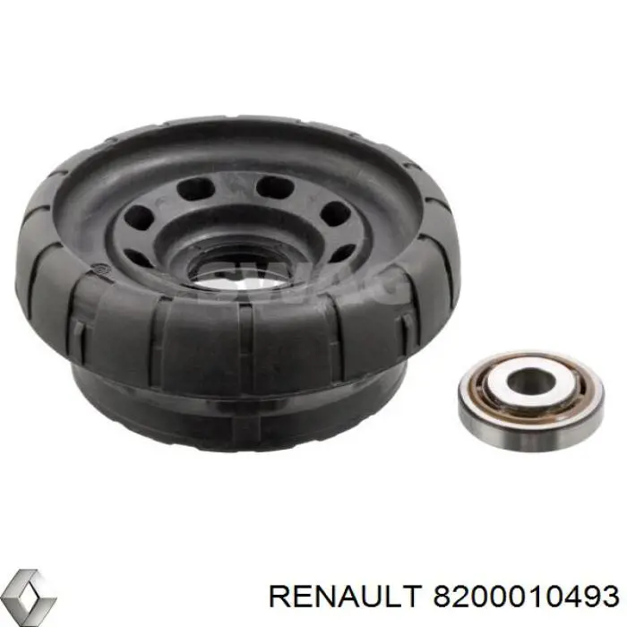 Soporte amortiguador delantero 8200010493 Renault (RVI)