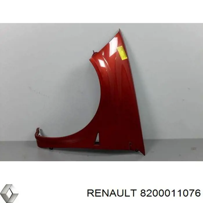 Крыло переднее левое 8200011076 Renault (RVI)