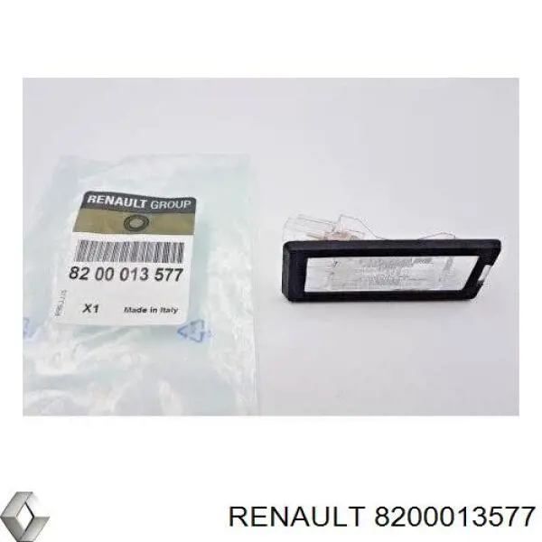 Фонарь подсветки номерного знака 8200013577 Renault (RVI)