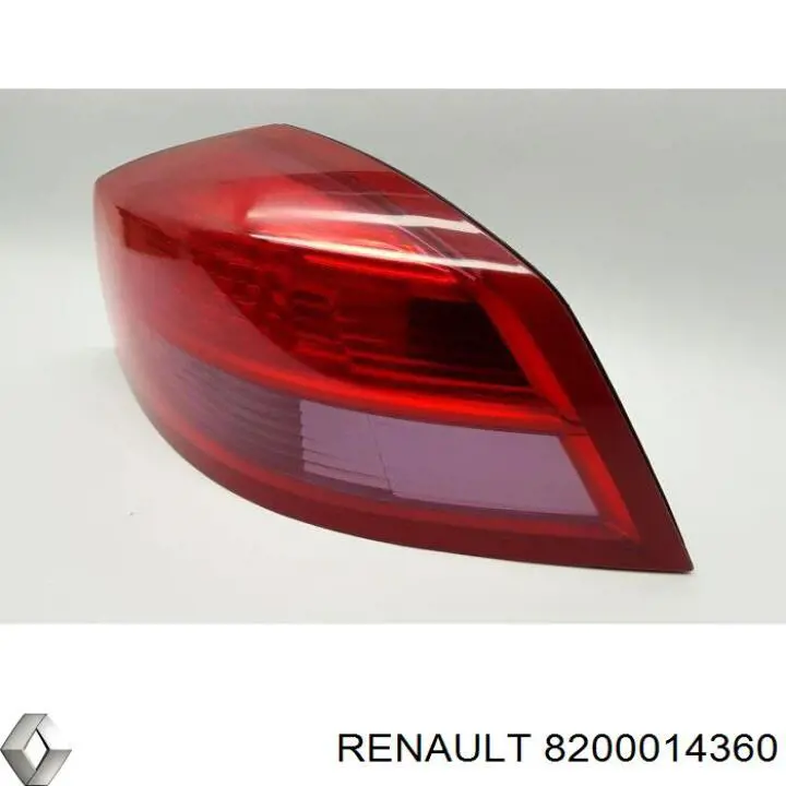 8200014360 Renault (RVI) фонарь задний правый внешний