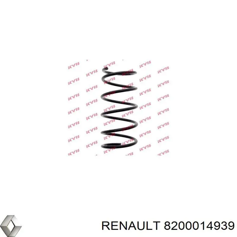 Купить 8200014939 Renault (RVI) Винтовая пружина подвеска