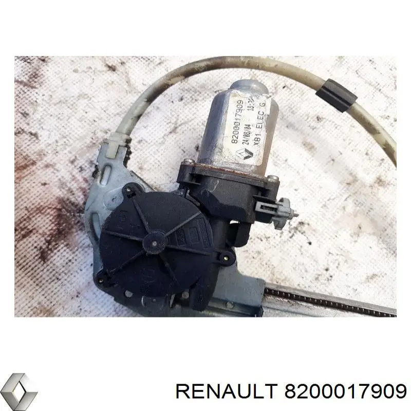 Механизм стеклоподъемника двери задней левой 8200017909 Renault (RVI)