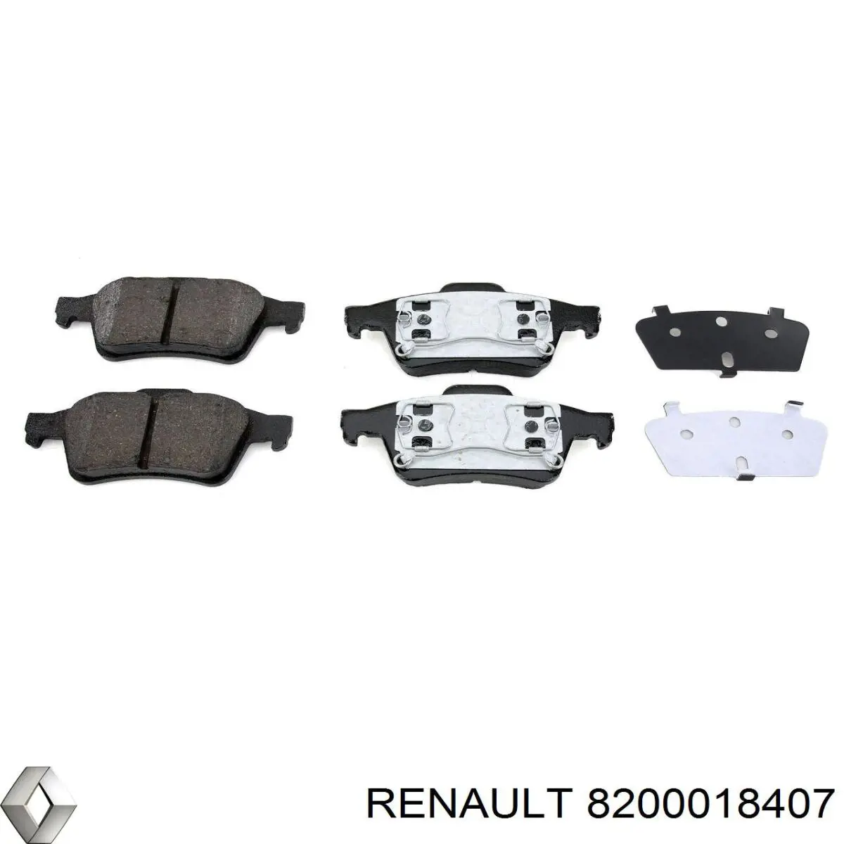 Задний дисковый тормоз Renault (RVI) 8200018407