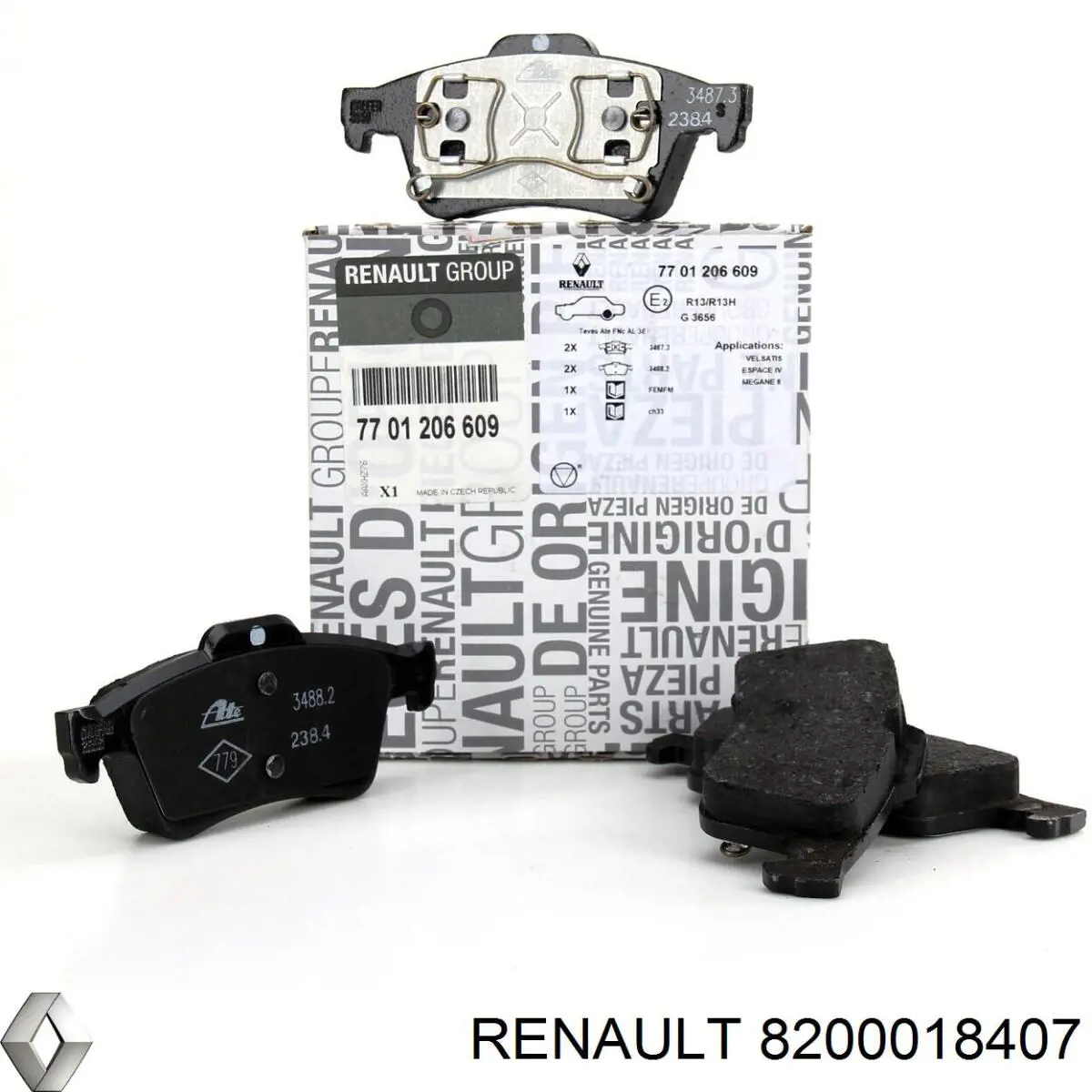 Тормозные диски 8200018407 Renault (RVI)
