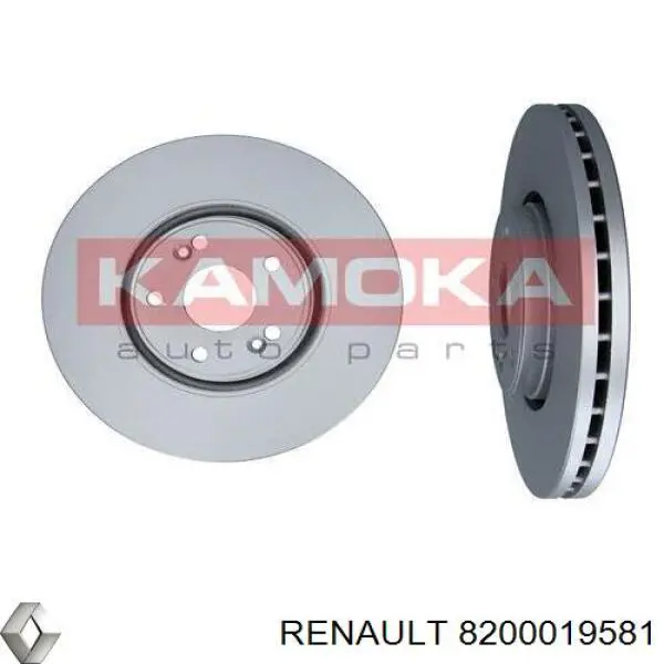 Передние тормозные диски 8200019581 Renault (RVI)