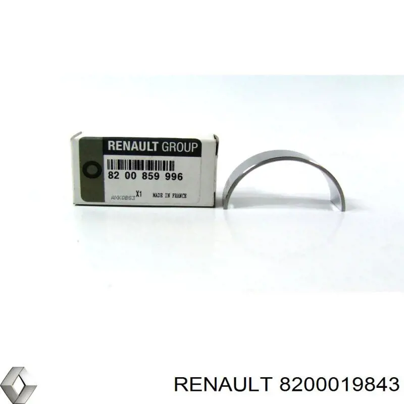 Вкладыши коленвала коренные, стандарт (STD) Renault (RVI) 8200019843 цена, от 15.59 USD