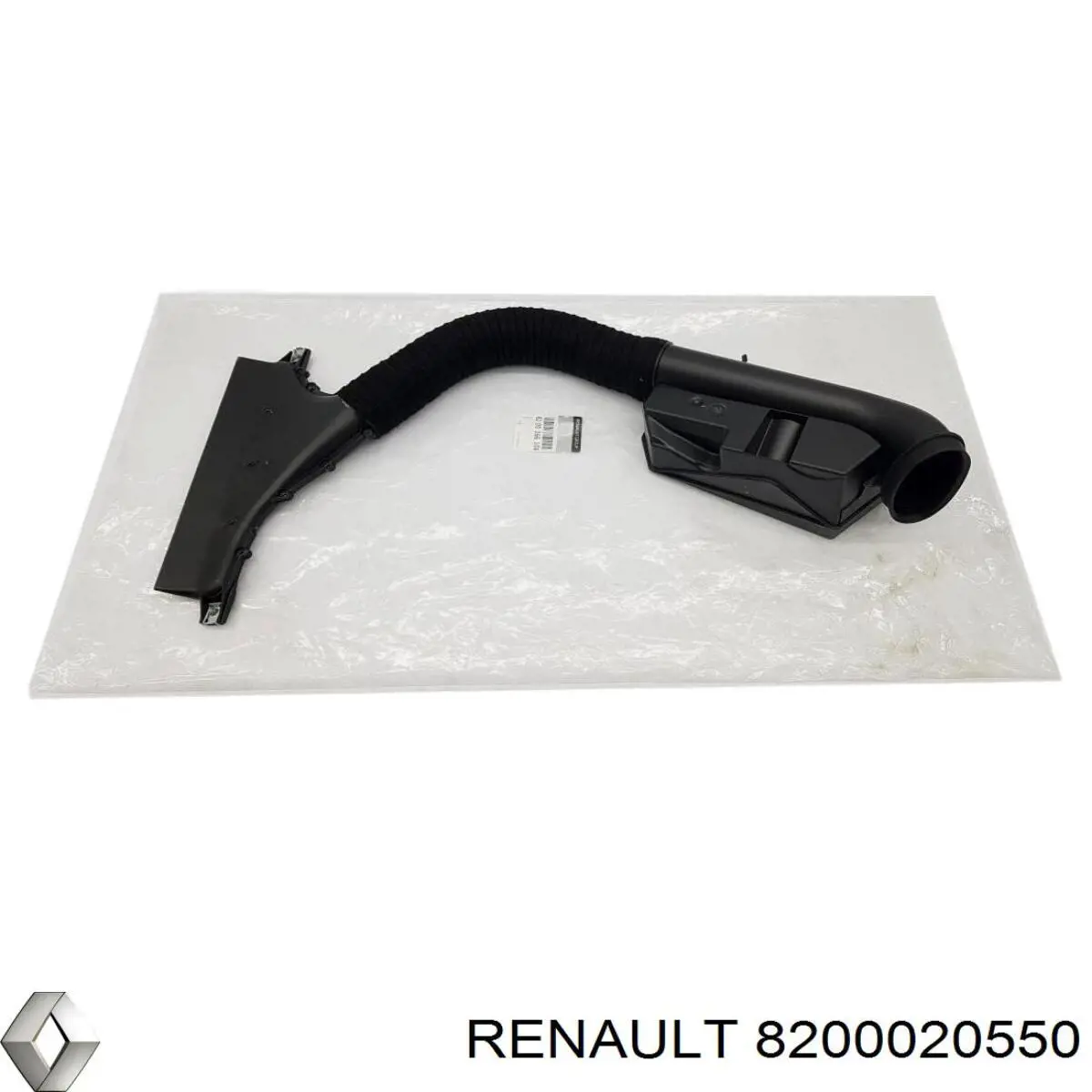 Tubo flexible de aspiración, entrada del filtro de aire 8200020550 Renault (RVI)