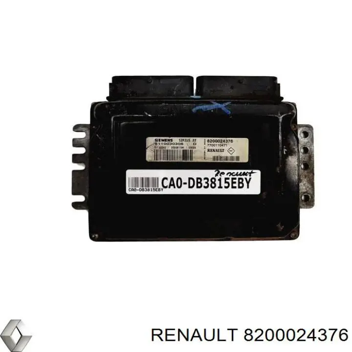 Блок управления двигателем 8200024376 Renault (RVI)