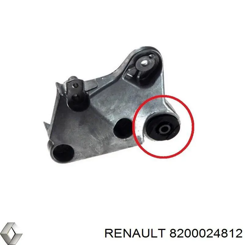 8200024812 Renault (RVI) coxim (suporte direito de motor (bloco silencioso))