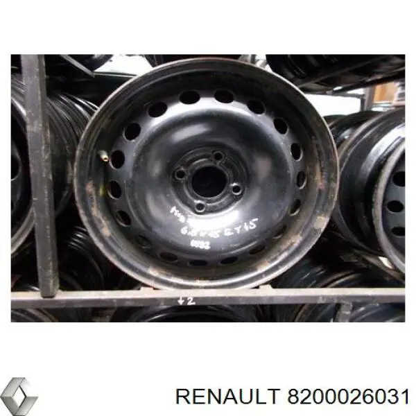 Discos de roda de aço (estampados) para Renault Scenic (JM0)