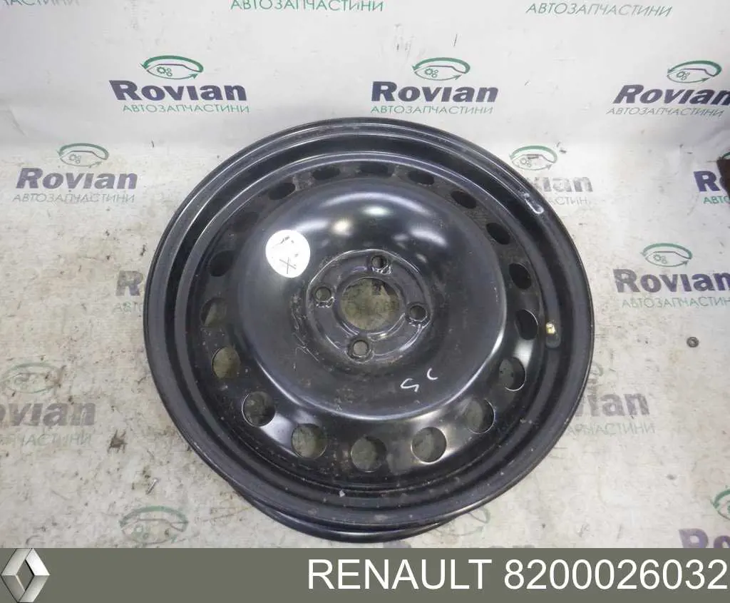 8200026032 Renault (RVI) discos de roda de aço (estampados)