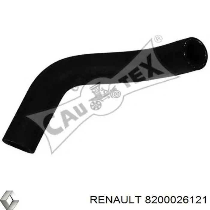 8200026121 Renault (RVI) шланг радиатора отопителя (печки, подача)