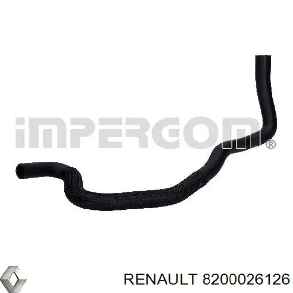 8200026126 Renault (RVI) шланг (патрубок системы охлаждения)