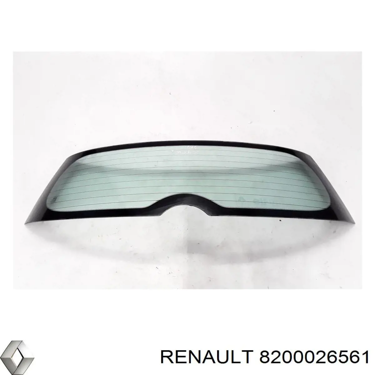 Vidro de porta-malas de 3ª/5ª porta traseira (de tampa de alcapão) para Renault Megane (BM0, CM0)