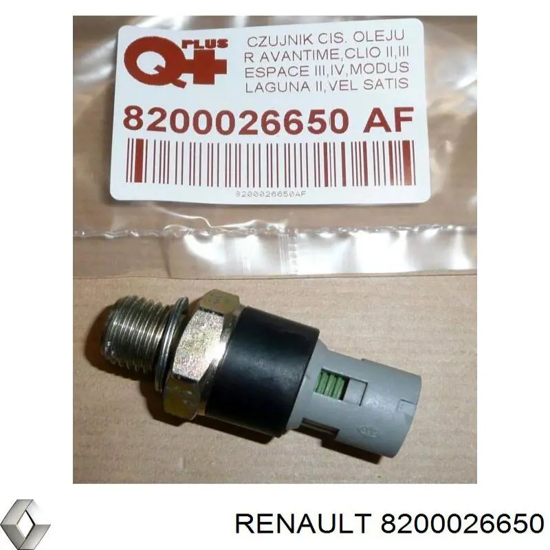 8200026650 Renault (RVI) Датчик указателя давления масла