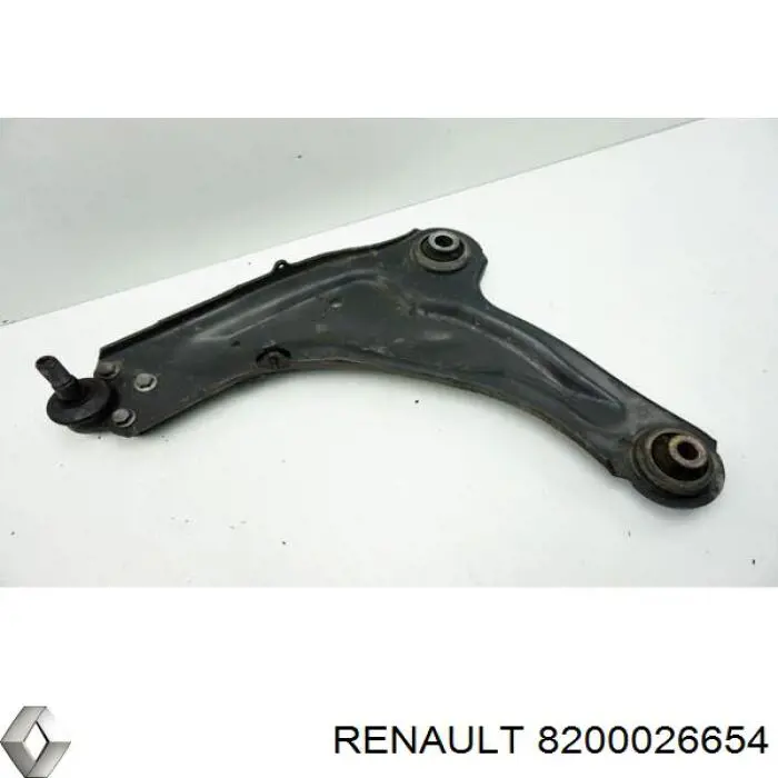 Левый рычаг передней нижней подвески Renault (RVI) 8200026654 цена, от 48.10 USD