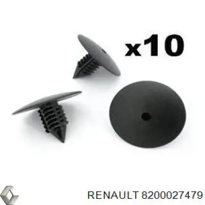 Заглушка гайки крепления поводка переднего дворника на Renault Fluence B3