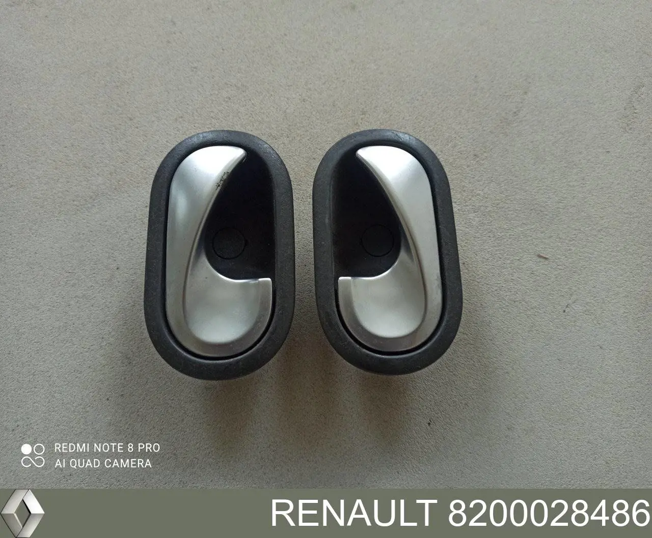 Купить 8200491984 Renault (RVI) Ручка двери правой, внутренняя, перед/зад