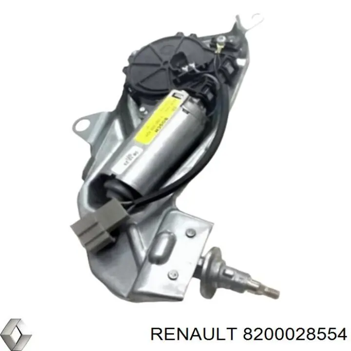 8200028554 Renault (RVI) motor de limpador pára-brisas de vidro traseiro