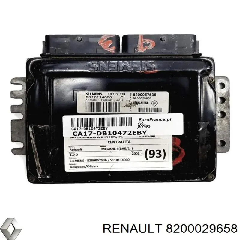 Купить 8200029658 Renault (RVI) 