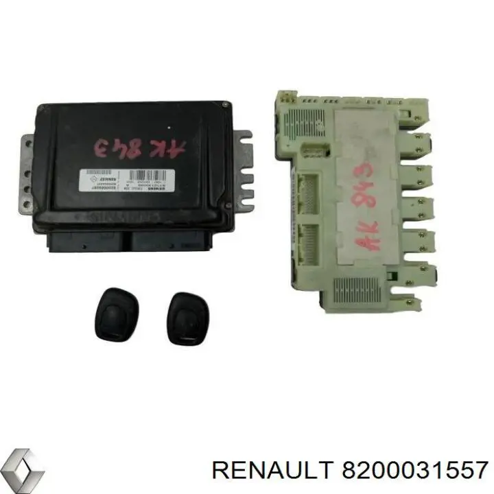 8200031557 Renault (RVI) модуль управления (эбу двигателем)