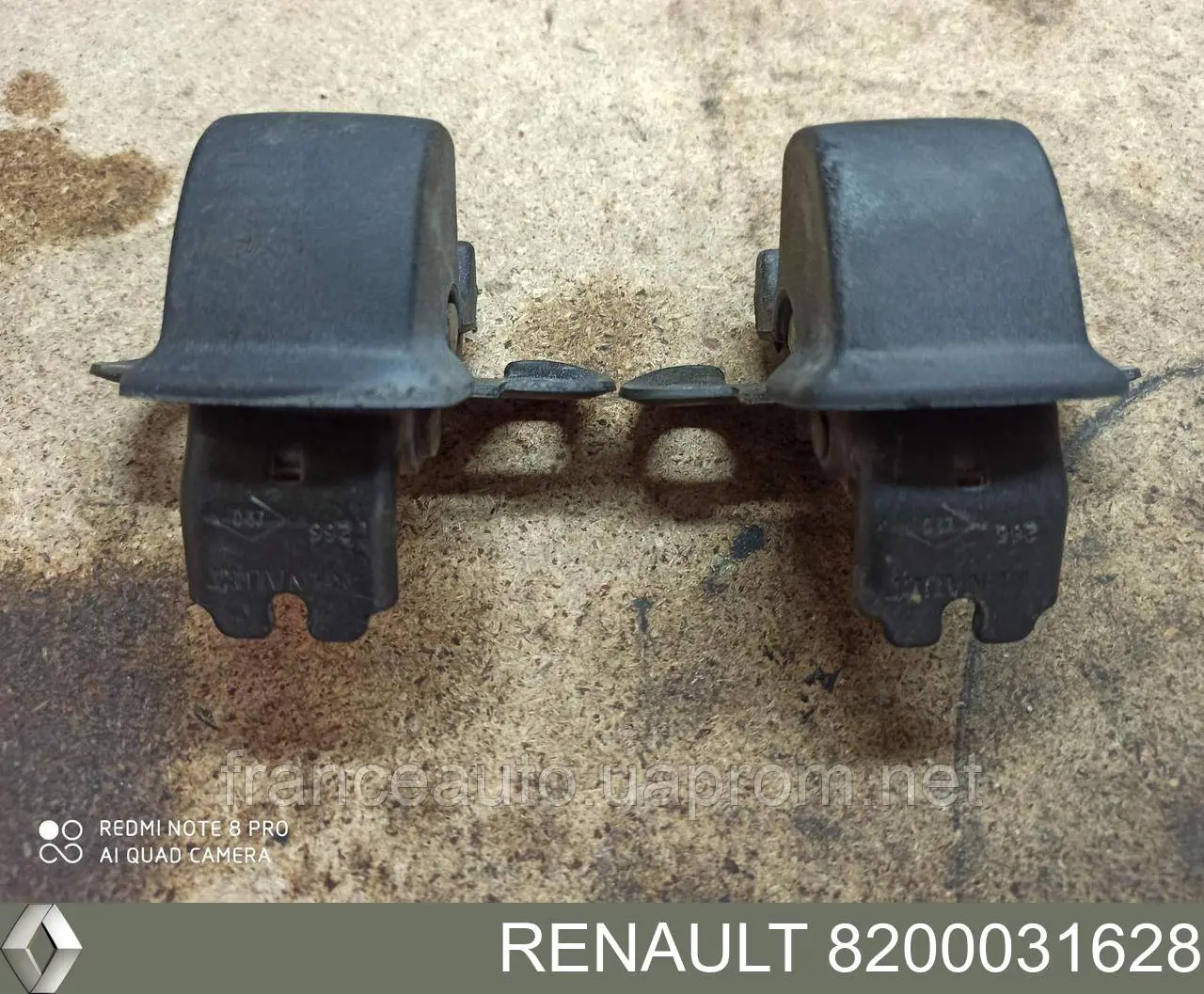 Замок задней левой распашной двери, верхний Renault (RVI) 8200031628