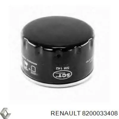 8200033408 Renault (RVI) масляный фильтр