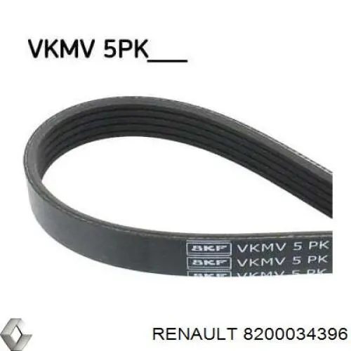 Купить 8200034396 Renault (RVI) Ремень генератора