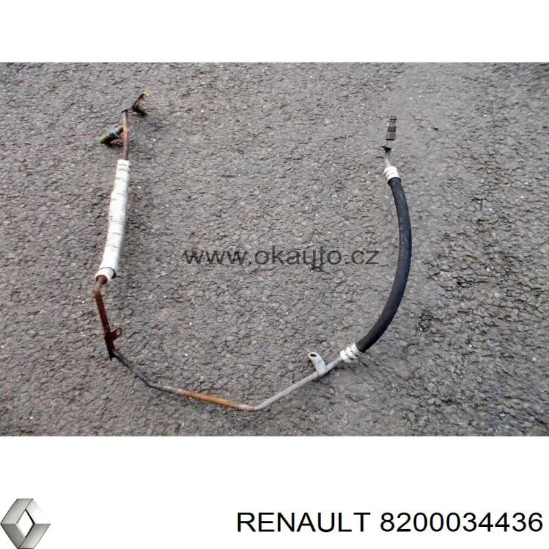 Шланг ГУР высокого давления от насоса до рейки (механизма) на Renault Clio SYMBOL 