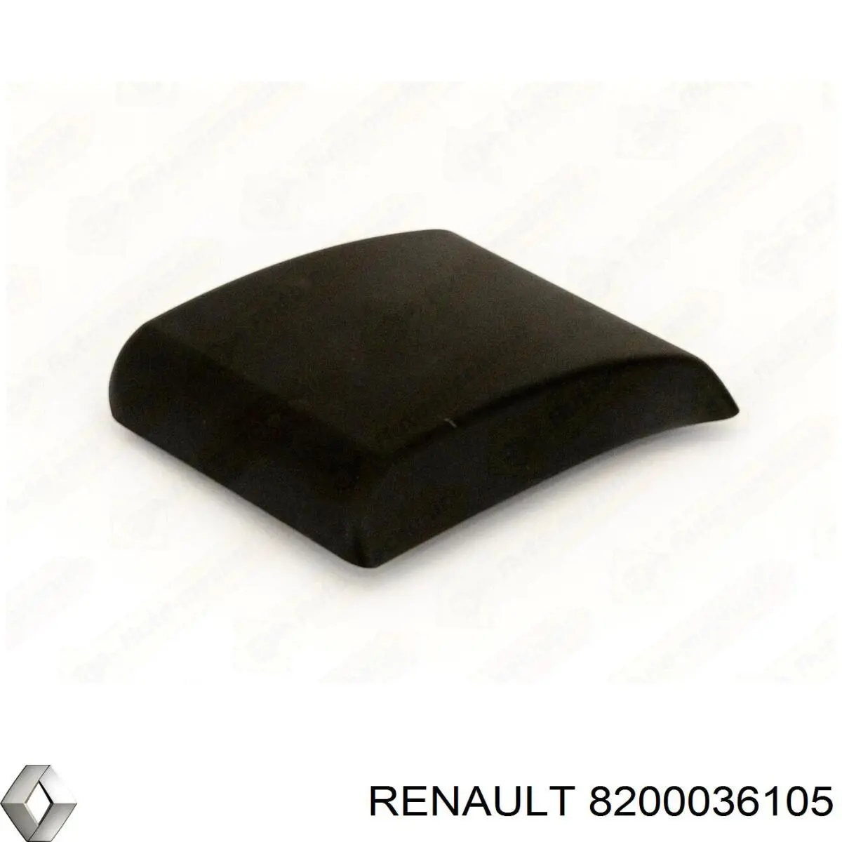 8200036105 Renault (RVI) placa sobreposta externa central esquerda de suporte de carroçaria