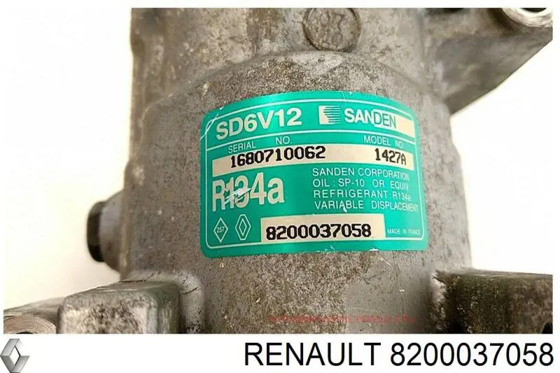 8200037058 Renault (RVI) компрессор кондиционера