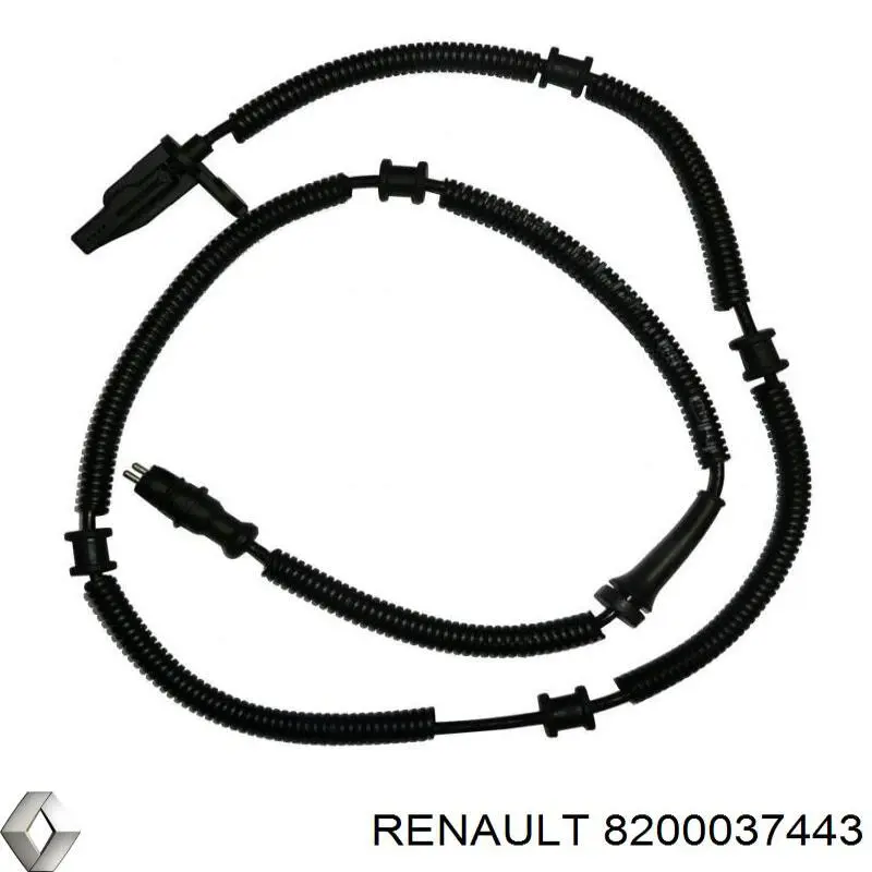 Sensor ABS trasero 8200037443 Renault (RVI)