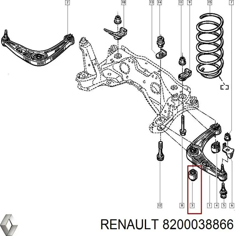 8200038866 Renault (RVI) 