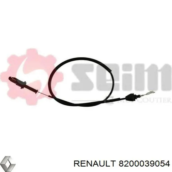 8200039054 Renault (RVI) cabo/pedal de gás (de acelerador)