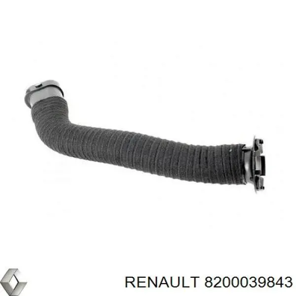 Патрубок воздушный, вход воздушного фильтра Renault (RVI) 8200039843