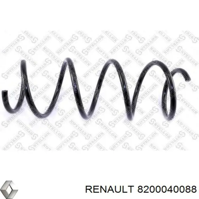 8200040088 Renault (RVI) пружина передняя