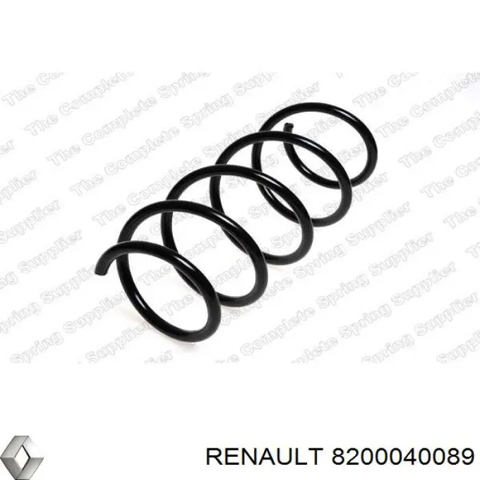 Передняя пружина 8200040089 Renault (RVI)