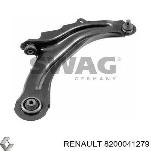 Левый рычаг передней нижней подвески Renault (RVI) 8200041279 цена, от 33.60 USD