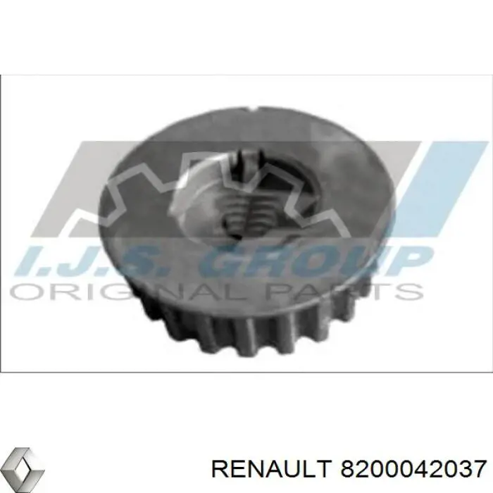 8200042037 Renault (RVI) звездочка-шестерня привода коленвала двигателя